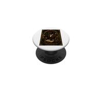Il Professor Black Cat Art Deco Murder Mystery PopSockets PopGrip Adesivo