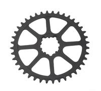 Il profilo stretto e largo dei denti su questa corona per bicicletta riduce l'attrito e il rumore durante le corse durante la guida mentre la stabilità (40T)