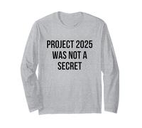 Il Progetto 2025 Non Era Un commento Politico Segreto Maglia a Manica