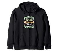 Il Progresso Che Sembra Diverso è Ancora Il Progresso SpEd Teacher Felpa con Cappuccio