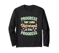 Il Progresso Che Sembra Diverso è Ancora Il Progresso SpEd Teacher Maglia a Manica