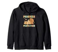 Il Progresso è più Grande della Perfezione Felpa con Cappuccio