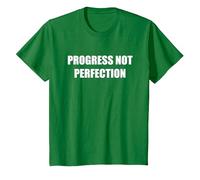 Il Progresso Non la Perfezione Maglietta, Bambini, Verde Mela, 3 Anni