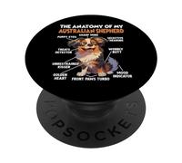 Il proprietario del cane Australian Shepherd T T cani da PopSockets PopGrip Adesivo