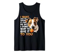 Il Proprietario del Cane Jack Russell Terrier T Walk Dogs Canotta