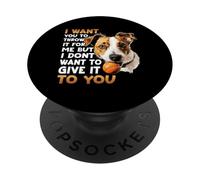 Il proprietario del cane Jack Russell Terrier T Walk Dogs PopSockets PopGrip Adesivo