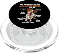 Il proprietario del cane Jack Russell Terrier T Walk Dogs PopSockets PopGrip per MagSafe