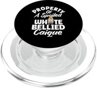 Il proprietario dell'uccello del custode ha rovinato il caicco dal ventre bianco PopSockets PopGrip per MagSafe