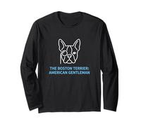 Il Proprietario di Boston Terrier American Gentleman Boston Terrier Maglia a Manica