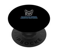Il proprietario di Boston Terrier American Gentleman Boston Terrier PopSockets PopGrip Adesivo