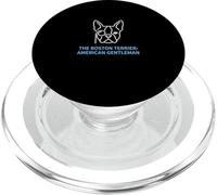 Il proprietario di Boston Terrier American Gentleman Boston Terrier PopSockets PopGrip per MagSafe