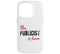 Il pubblicista è qui - Divertente Custodia per iPhone 14 Pro