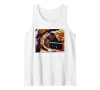 Il Pugile Chris Eubank in Un Incontro di Boxe ad Angolo Canotta