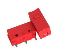 Il pulsante rosso degli interruttori del microfono GM 60M da 2 pezzi può sostituire l'interruttore micro rettangolare a 3 pin