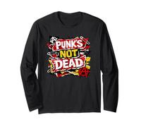 Il Punk Non è Morto: Il Classico Slogan Punk Rock Maglia a Manica