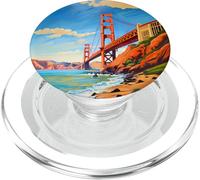 Il punto di riferimento iconico a San Francisco, il Golden Gate Bridge PopSockets PopGrip per MagSafe