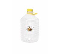 Il Puttino 1 Dama Pet 5 Litri - Bottiglioni Plastica Trasparente con Tappo Giallo - Contenitori per Vino, Acqua, Olio e Liquidi Alimentari - Taniche Resistenti Uso Alimentare (1 Pezzo)