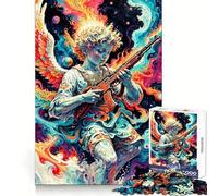 Il puzzle da 1000 pezzi "L'angelo della guerra" per adulti, un gioco di logica puro, un momento di pace, un regalo sincero e di grande effetto 50x75cm