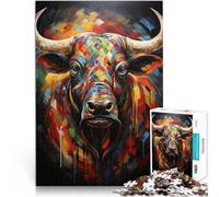 Il puzzle da 1000 pezzi per adulti con immagini di mucca è un gioco di pensiero ed è adatto per tutta la famiglia e per adolescenti dai 14 anni in su, 26 x 38 cm