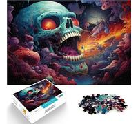 Il puzzle educativo da 1000 pezzi per adulti, lo scheletro fantasy è ideale come regalo per tutta la famiglia per i giovani di 14 anni, 26 x 38 cm