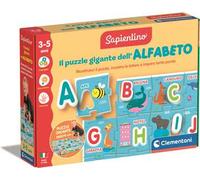 Clementoni - sapientino puzzle gigante dell'alfabeto