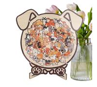 Il Puzzle in Legno a Forma di Animali Ornamento da Scrivania con Animali