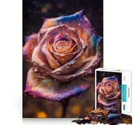 Il puzzle "La Rosa dell'Universo" da 1000 pezzi per adolescenti stimola la memoria, rilassante e divertente, con bordi precisi, un regalo premuroso 38x52cm