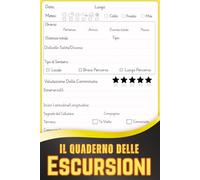 Il Quaderno Delle Escursioni: Diario Delle Passeggiate E Trekking | Quaderno Per Escursionisti, Alpinisti E Amanti Della Natura Per Registrare Ogni Uscita