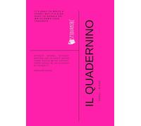 Il Quaderno - Small - Righe - 80 Pagine: I Quaderni della Linea StudiAMOre