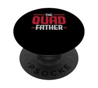Il Quadfather ATV Rider Quad Bike Daddy Fathers Day PopSockets PopGrip Adesivo