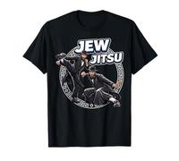 Il rabbino Horah ebreo di Hanukkah Balla Jiu Jitso Maglietta