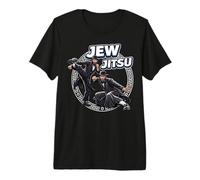 Il rabbino Horah ebreo di Hanukkah Balla Jiu Jitso Maglietta Premium
