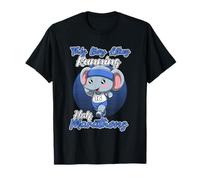 Il ragazzo ama correre mezza maratona Elephant Runner Maglietta