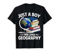 Il Ragazzo AMA la Geografia Maglietta