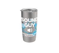 Il ragazzo del suono come un ragazzo normale ma ingegneria audio più interessante Bicchiere termico in acciaio inox doppia parete