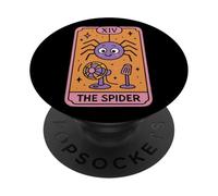 Il ragno carino Tarocco Card Fun Design PopSockets PopGrip Adesivo