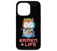 Il Ramen Unicorno Kawaii È Vita Anime Japan Custodia per iPhone 13 Pro