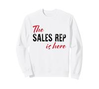 Il rappresentante di Vendita è Qui - Divertente Felpa
