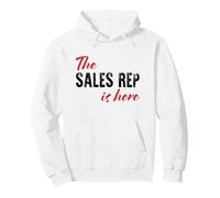 Il rappresentante di Vendita è Qui - Divertente Felpa con Cappuccio