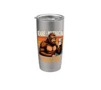 Il raro mitico sasquatch ha sempre una birra fredda Bicchiere termico in acciaio inox doppia parete