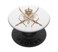 Il re dei morti - Spade e corona PopSockets PopGrip Adesivo