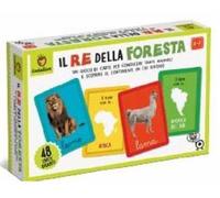Ludattica - GIOCHI MONTESSORI - Gioco di carte Animali del mondo - gioco di carte 4-7 anno per conoscere tanti animali e il continente in cui vivono - Made in Italy