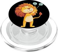 Il re della natura selvaggia incontra il sussurro di un dente di leone PopSockets PopGrip per MagSafe