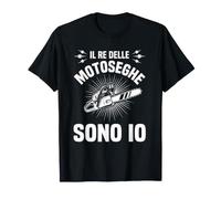 Il re delle motoseghe Sono io Boscaiolo Divertente Maglietta