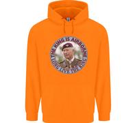 Il Re È Aereo Charles Incoronazione Bambini Felpa con Cappuccio