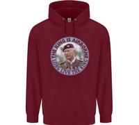 Il Re È Aereo Charles Incoronazione Bambini Felpa con Cappuccio