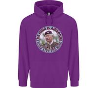 Il Re È Aereo Charles Incoronazione Bambini Felpa con Cappuccio