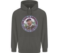 Il Re È Aereo Charles Incoronazione Bambini Felpa con Cappuccio