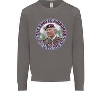 Il Re È Aereo Charles Incoronazione Uomo Felpa Maglione