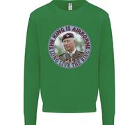 Il Re È Aereo Charles Incoronazione Uomo Felpa Maglione